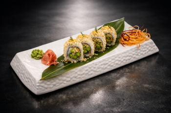 ASPARAGUS TEMPURA ROLL (4 PCS) | 220 kcal